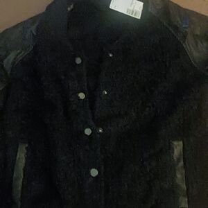 Express Black Teddy Jacket Classic Style